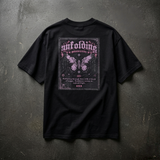 Eternal Source Graphic Gothic Moth Vintage Band-Style